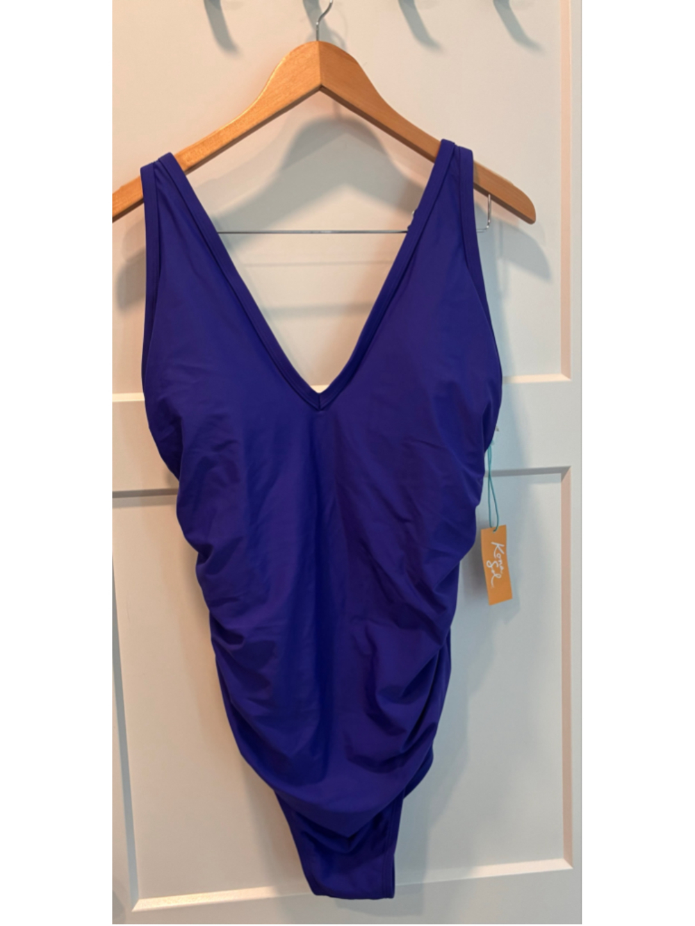 Women's Kona Sol One Piece Swimsuit Size 22W Royal blue